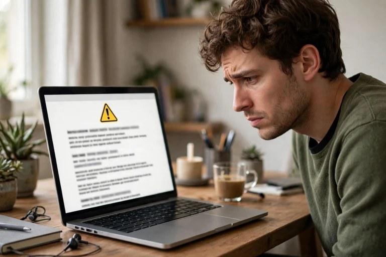 Web browser displaying an SSL certificate warning page on a WordPress site