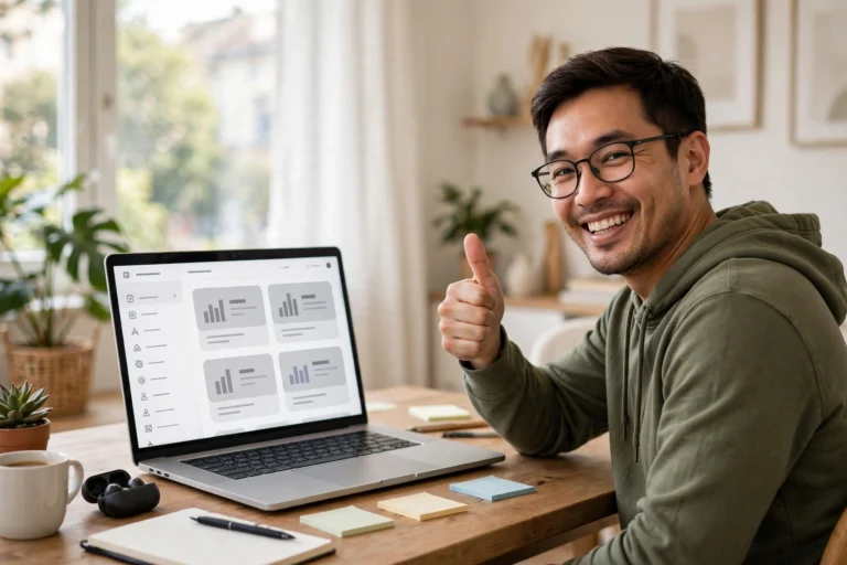 Fresh WordPress admin dashboard after a successful install on shared hosting cPanel